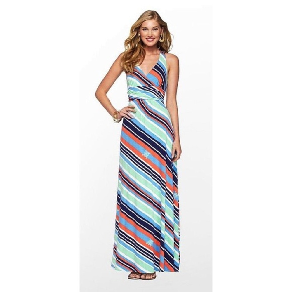 Lilly Pulitzer Sloan Maxi in Overboard Stripe